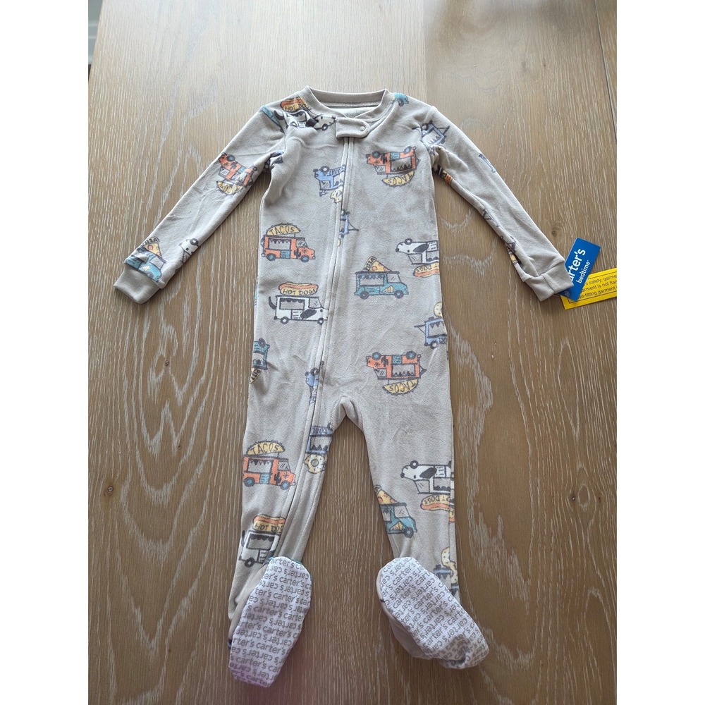 Carter's baby boy cozy footed sleeper 24 mos‎